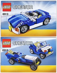 6913-Blue Roadster - INSTRUCTIONS ONLY Instructions LEGO®