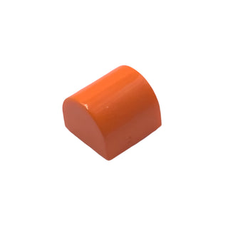 Slope, Curved 1 x 1 x 2/3 Double, Part# 49307 Part LEGO® Orange