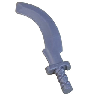 Minifigure, Weapon Sword, Khopesh (Sickle Sword), Part# 93247 Part LEGO® Flat Silver
