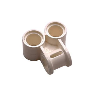 Technic, Axle and Pin Connector Perpendicular Double, Part# 32291 Part LEGO® White