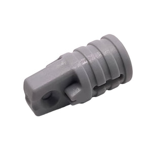 Hinge Cylinder 1x2 Locking with 1 Finger and Axle Hole on Ends with Slots, Part# 30552 Part LEGO® Light Bluish Gray