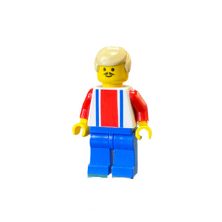 Soccer Player - Red, White, and Blue Team with Number 9 on Back, soc029 Minifigure LEGO®