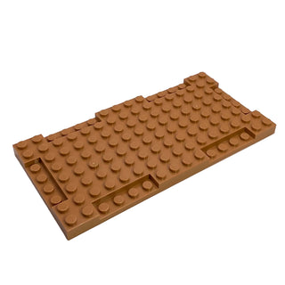 Brick, Modified 8 x 16 x 2/3 with 1 x 4 Indentations, Part# 2629