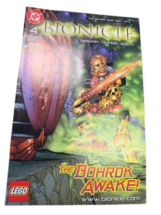 Bionicle Comics Books LEGO® Bionicle #4 January 2002 The Bohrok Awake! [biocom04]