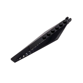 Hinge Plate 3x12 with Angled Side Extensions and Tapered Ends, Part# 57906 Part LEGO® Black