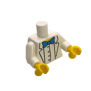 Professor Frink LEGO® Simpsons Minifigure Torso, Part# 973pb2000c01 Part LEGO® White