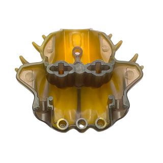 Bionicle Head, Barraki Carapar with Marbled Trans-Brown Pattern, Part# 57548pb01 Part LEGO®