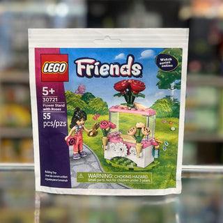 Flower Stand with Roses paper bag, 30721 - LEGO® Friends set Building Kit LEGO®