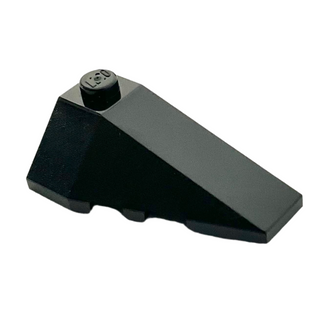 Wedge 4 x 2 Triple Right, Part# 43711 Part LEGO® Black