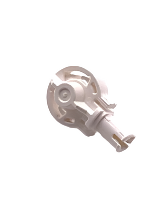 Technic Rotation Joint Ball Loop with 2 Perpendicular Pins with Friction, Part# 47455 Part LEGO® White
