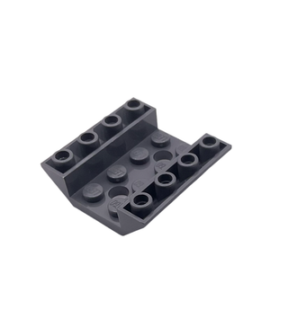 Slope, Inverted 45 4 x 4 Double with 2 Holes, Part# 72454 Part LEGO® Dark Bluish Gray