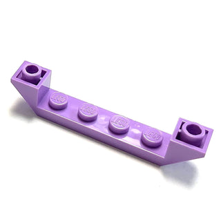 Slope, Inverted 45 6 x 1 Double with 1 x 4 Cutout, Part# 52501 Part LEGO® Medium Lavender