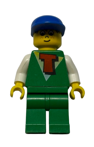 Time Cruisers - Timmy with Green Legs, Blue Cap, tim005 - LEGO® Time Cruisers & Time Twisters Minifigure