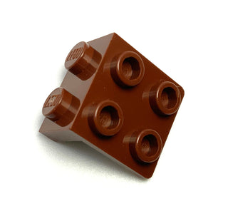 Bracket 1x2 - 2x2, Part# 44728 Part LEGO® Reddish Brown  