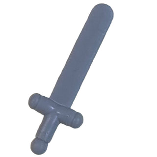 Minifigure, Weapon Sword Shortsword, 3847 Part LEGO® Light Gray Very Good
