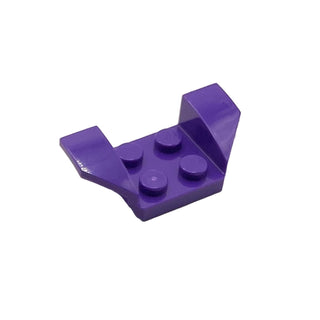 Vehicle, Mudguard 2 x 4 with Flared Wings, Part# 41854 Part LEGO® Dark Purple