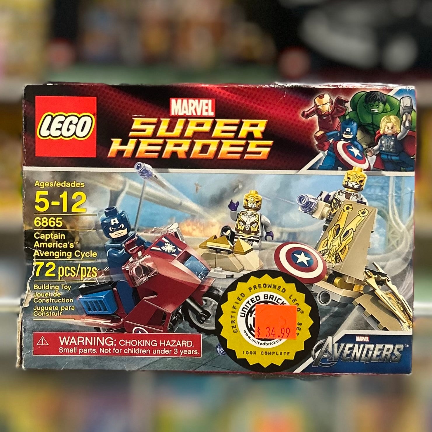 Captain America's Avenging Cycle, 6865 – United Brick Co®