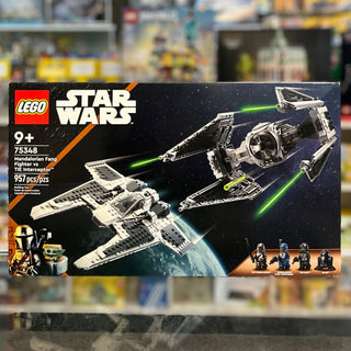 Mandalorian Fang Fighter vs TIE Interceptor, 75348 LEGO® Star Wars Set Building Kit LEGO®