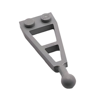 Plate, Modified 1x2 with Long Tow Ball, Part# 2508 Part LEGO® Light Gray