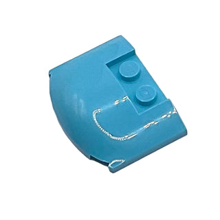 Wedge 3 x 4 x 2/3 Triple Curved, Part# 93604 Part LEGO® Medium Azure