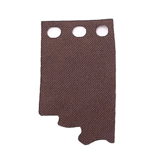 Cloth Curtain Stepped with 3 Holes - Spongy Stretchable Fabric, Part# 36964 Part LEGO® Dark Brown Very Good