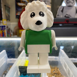 3D Printed Fabuland Large Scale Minifigures Building Kit LEGO® Paulette Poodle