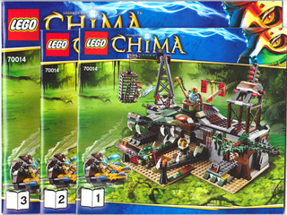 70014-The Croc Swamp Hideout - INSTRUCTIONS ONLY Instructions LEGO®