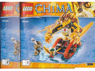 70144-Laval's Fire Lion - INSTRUCTIONS ONLY Instructions LEGO®