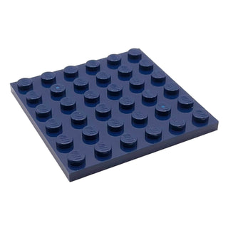 Plate 6x6, Part# 3958 Part LEGO® Dark Blue 1 Part