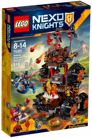 70321 - General Magmar's Siege Machine of Doom - EMPTY BOX ONLY