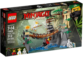 LEGO Ninjago Movie Master Falls set 70608 empty box, 312 pieces, ages 7-14.