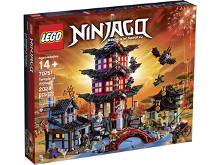 70751 - Temple of Airjitzu - EMPTY BOX ONLY Empty Box LEGO®