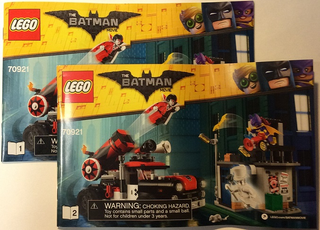 70921-Harley Quinn Cannonball Attack - INSTRUCTIONS ONLY Instructions LEGO®