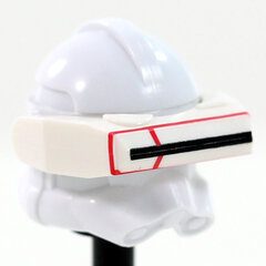 RP2 Detail White Macrobinoculars- CAC Custom Headgear Accessory Clone Army Customs Red  