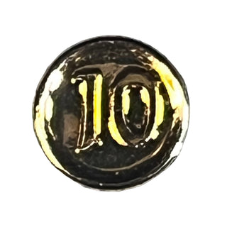 Minifigure, Utensil Coin Type 3 with 10 Mark, Part# 97053d Part LEGO®