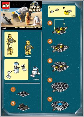 7106-Droid Escape - INSTRUCTIONS ONLY Instructions LEGO®