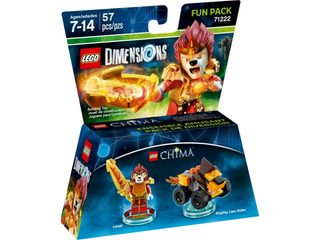 71222 - Legends of Chima (Laval and Mighty Lion Rider) - EMPTY BOX ONLY