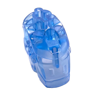 Bionicle Head Connector Block (Glatorian), Part# 64262 Part LEGO® Trans-Medium Blue