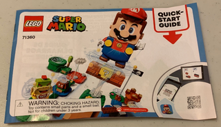 71360-Adventures with Mario - Starter Course - INSTRUCTIONS ONLY