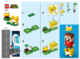 71372-Cat Mario - Power - Up Pack - INSTRUCTIONS ONLY