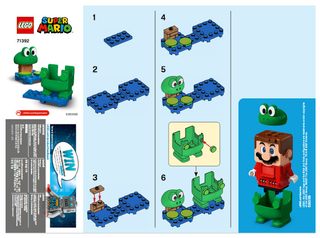 71392-Frog Mario - Power - Up Pack - INSTRUCTIONS ONLY