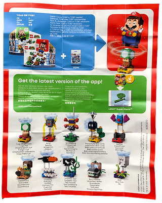 71394-Character, Super Mario, Series 3 (Complete Random Set of 1 Character) - INSTRUCTIONS ONLY