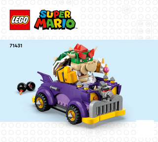 71431-Bowser's Muscle Car - Expansion Set - INSTRUCTIONS ONLY Instructions LEGO®