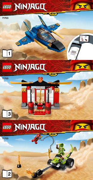 71703-Storm Fighter Battle - INSTRUCTIONS ONLY Instructions LEGO®