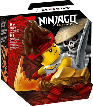 71730 - Epic Battle Set - Kai vs Skulkin - EMPTY BOX ONLY Empty Box LEGO®