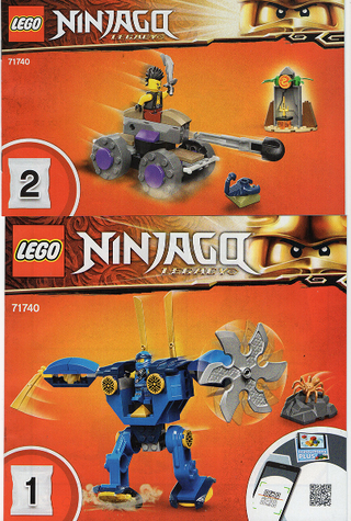 71740-Jay's Electro Mech - INSTRUCTIONS ONLY Instructions LEGO®