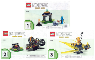 71798-Nya and Arin's Baby Dragon Battle - INSTRUCTIONS ONLY