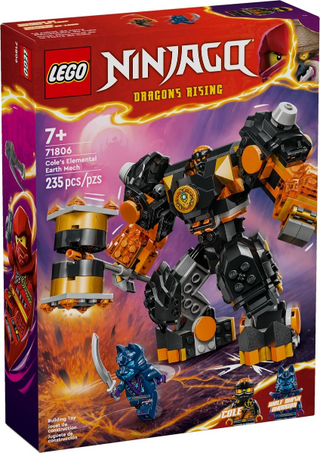 71806 - Cole's Elemental Earth Mech - EMPTY BOX ONLY Empty Box LEGO®