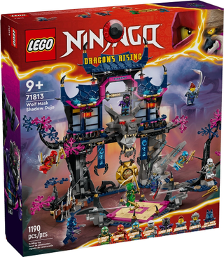 71813 - Wolf Mask Shadow Dojo - EMPTY BOX ONLY Empty Box LEGO®