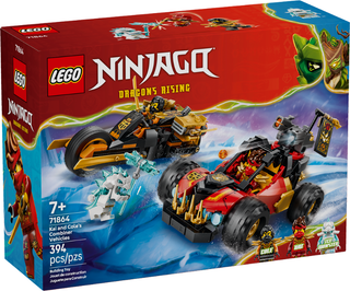 Kai and Cole's Combiner Vehicles, 71864 - LEGO® Ninjago set